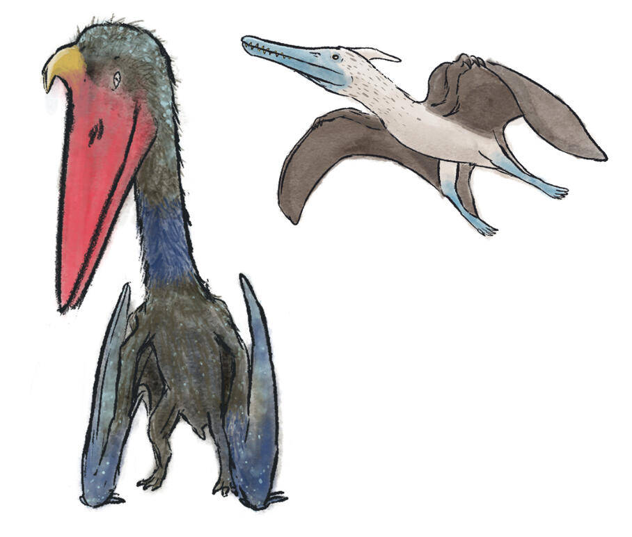 Cryodrakon & Lusodactylus